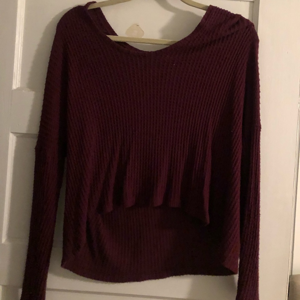 ME TO WE cropped sweater